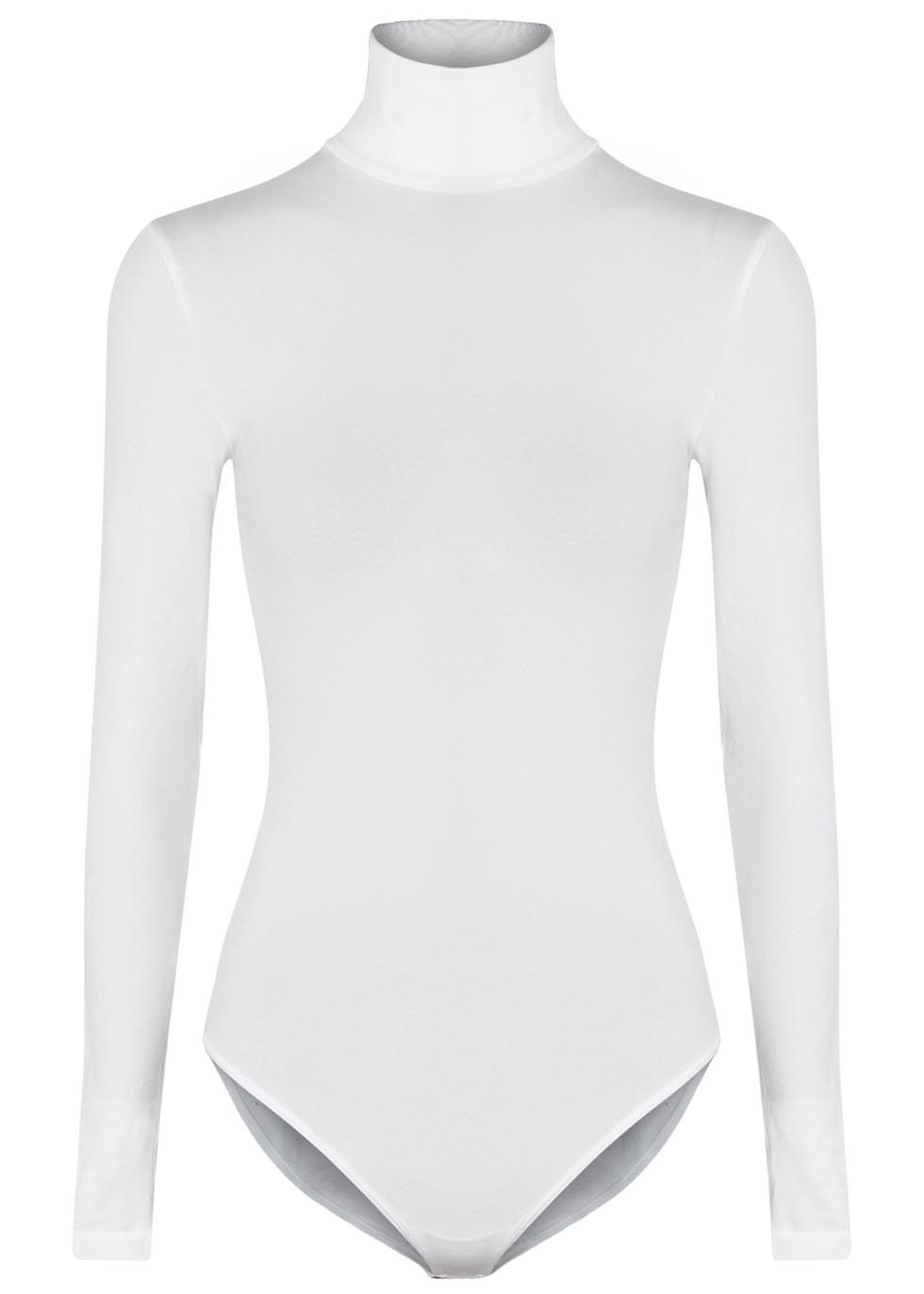 Opening sales Wolford Colorado white stretch-knit bodysuit for All
