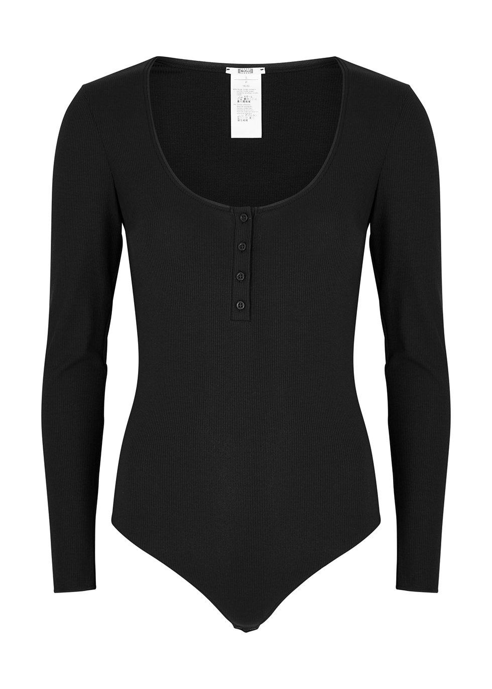 shopwolford large choice  Wolford Black seamless jersey bodysuit